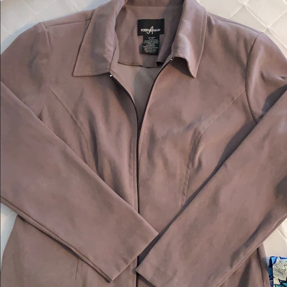 Super soft grey/tan jacket